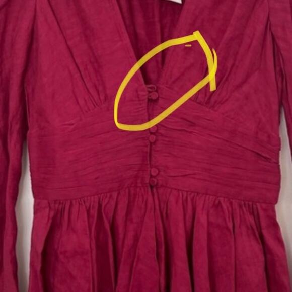 Aje Deep Red Blouse - Picture 6 of 10